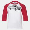 Youth Three Quarter Sleeve Baseball T-Shirt Thumbnail