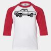 Youth Three Quarter Sleeve Baseball T-Shirt Thumbnail