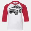 Youth Three Quarter Sleeve Baseball T-Shirt Thumbnail