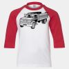 Youth Three Quarter Sleeve Baseball T-Shirt Thumbnail