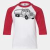 Youth Three Quarter Sleeve Baseball T-Shirt Thumbnail