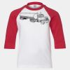 Youth Three Quarter Sleeve Baseball T-Shirt Thumbnail