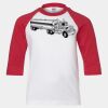 Youth Three Quarter Sleeve Baseball T-Shirt Thumbnail