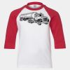 Youth Three Quarter Sleeve Baseball T-Shirt Thumbnail