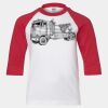 Youth Three Quarter Sleeve Baseball T-Shirt Thumbnail