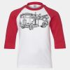 Youth Three Quarter Sleeve Baseball T-Shirt Thumbnail