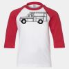 Youth Three Quarter Sleeve Baseball T-Shirt Thumbnail