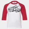 Youth Three Quarter Sleeve Baseball T-Shirt Thumbnail