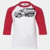 Youth Three Quarter Sleeve Baseball T-Shirt Thumbnail