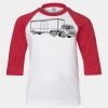 Youth Three Quarter Sleeve Baseball T-Shirt Thumbnail