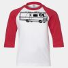 Youth Three Quarter Sleeve Baseball T-Shirt Thumbnail