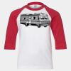 Youth Three Quarter Sleeve Baseball T-Shirt Thumbnail