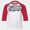 Youth Three Quarter Sleeve Baseball T-Shirt Thumbnail