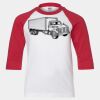 Youth Three Quarter Sleeve Baseball T-Shirt Thumbnail