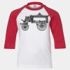 Youth Three Quarter Sleeve Baseball T-Shirt Thumbnail