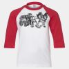 Youth Three Quarter Sleeve Baseball T-Shirt Thumbnail