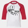 Youth Three Quarter Sleeve Baseball T-Shirt Thumbnail