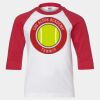Youth Three Quarter Sleeve Baseball T-Shirt Thumbnail