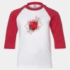 Youth Three Quarter Sleeve Baseball T-Shirt Thumbnail