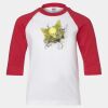 Youth Three Quarter Sleeve Baseball T-Shirt Thumbnail