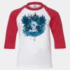 Youth Three Quarter Sleeve Baseball T-Shirt Thumbnail