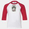 Youth Three Quarter Sleeve Baseball T-Shirt Thumbnail