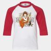 Youth Three Quarter Sleeve Baseball T-Shirt Thumbnail