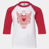 Youth Three Quarter Sleeve Baseball T-Shirt Thumbnail