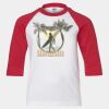 Youth Three Quarter Sleeve Baseball T-Shirt Thumbnail