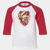 Youth Three Quarter Sleeve Baseball T-Shirt Thumbnail