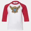 Youth Three Quarter Sleeve Baseball T-Shirt Thumbnail