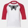 Youth Three Quarter Sleeve Baseball T-Shirt Thumbnail