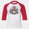 Youth Three Quarter Sleeve Baseball T-Shirt Thumbnail