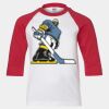 Youth Three Quarter Sleeve Baseball T-Shirt Thumbnail