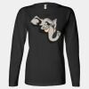 Ladies' Heavyweight Long Sleeve T-Shirt Thumbnail