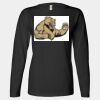 Ladies' Heavyweight Long Sleeve T-Shirt Thumbnail