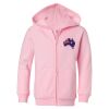 Girls' Full-Zip Hooded Sweatshirt Thumbnail