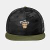 Camo Flat Bill Snapback Cap Thumbnail