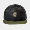 Camo Flat Bill Snapback Cap Thumbnail