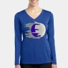 Women's Long Sleeve PosiCharge ® Competitor V Neck Tee Thumbnail