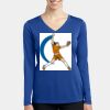 Women's Long Sleeve PosiCharge ® Competitor V Neck Tee Thumbnail