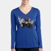 Women's Long Sleeve PosiCharge ® Competitor V Neck Tee Thumbnail