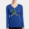 Women's Long Sleeve PosiCharge ® Competitor V Neck Tee Thumbnail