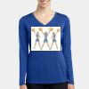 Women's Long Sleeve PosiCharge ® Competitor V Neck Tee Thumbnail