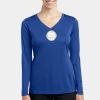 Women's Long Sleeve PosiCharge ® Competitor V Neck Tee Thumbnail
