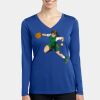 Women's Long Sleeve PosiCharge ® Competitor V Neck Tee Thumbnail