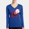Women's Long Sleeve PosiCharge ® Competitor V Neck Tee Thumbnail