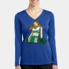 Women's Long Sleeve PosiCharge ® Competitor V Neck Tee Thumbnail