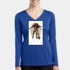 Women's Long Sleeve PosiCharge ® Competitor V Neck Tee Thumbnail