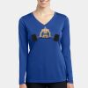 Women's Long Sleeve PosiCharge ® Competitor V Neck Tee Thumbnail
